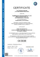 PED 2014-68-EU Annex III Module H1 (Certification for the development, manufacture and distribution of pressure equipment of supply systems, mechanical seals and magnetic couplings)