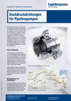 Solution: Hochdruckdichtungen für ESPO Pipelinepumpen