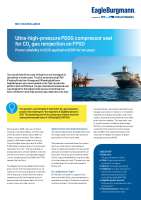Solution: Ultra-high-pressure PDGS compressor seal for CO2 gas reinjection 